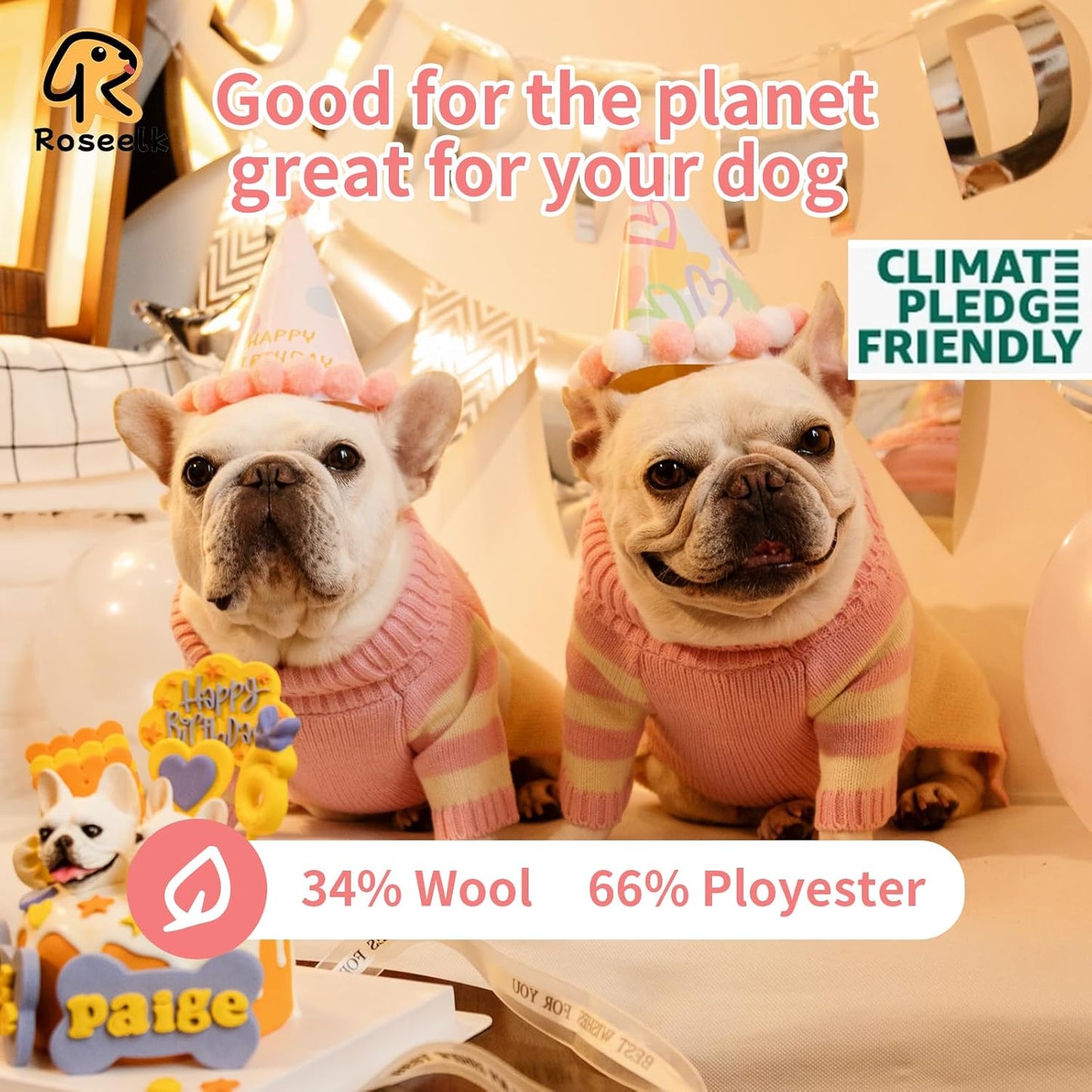 Dog Sweater for X-Large Size Dog - Puppy Gift Medium Large Warm Clothes in Winter, Turtleneck Pullover Design for Boy Girl Pet, Doggies, Cat, Weiner Pug Bulldog Beagles