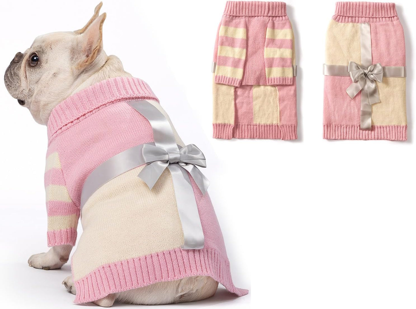 Dog Sweater for X-Large Size Dog - Puppy Gift Medium Large Warm Clothes in Winter, Turtleneck Pullover Design for Boy Girl Pet, Doggies, Cat, Weiner Pug Bulldog Beagles