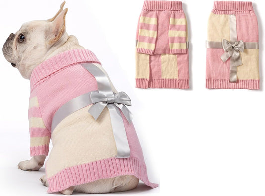 Dog Sweater for X-Large Size Dog - Puppy Gift Medium Large Warm Clothes in Winter, Turtleneck Pullover Design for Boy Girl Pet, Doggies, Cat, Weiner Pug Bulldog Beagles